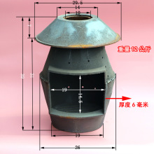 烤火炉采暖炉气化炉回风炉配件炉膛炉胆铸铁两用柴煤冬季室内家用