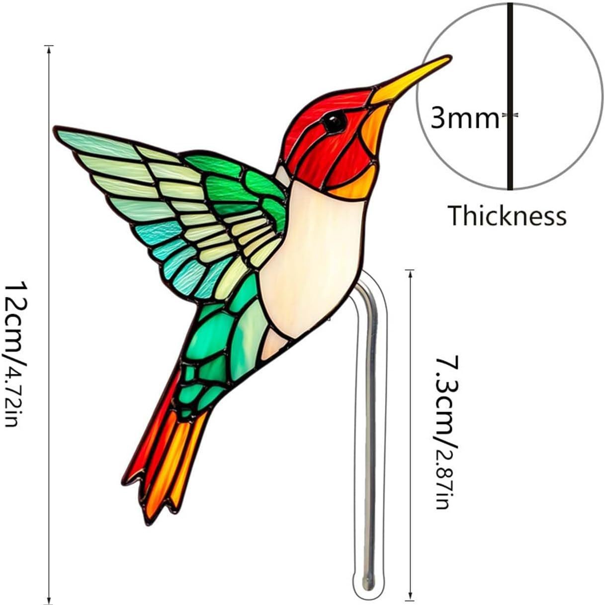 Colgante 2 piezas de protector de maceta acrílica, adorable animal pájaro mariposa ranas adecuadas para colgar maceta
