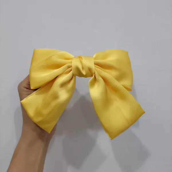 Spring clip bright yellow