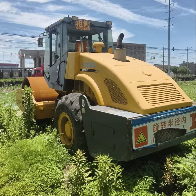 Виброкаток XCMG с одним стальным колесом XS263J, Шанхай, б/у, низкая цена, прямая продажа