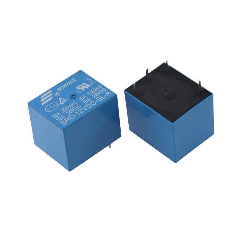松乐继电器SRD-5VDC-SL-C4脚5脚5伏12V原装/国产09122448电源|undefined