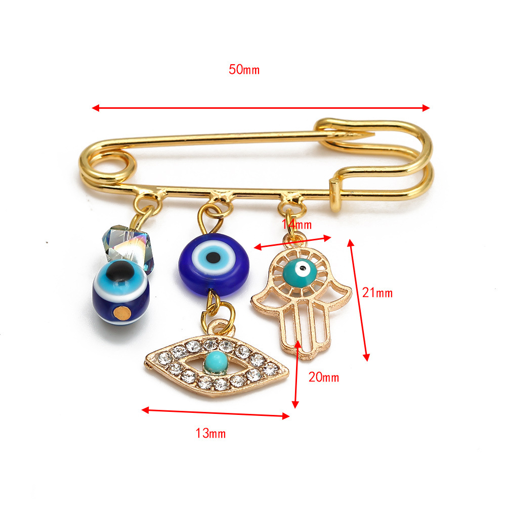 Simple Style Eye Alloy Plating Women's Brooches display picture 36