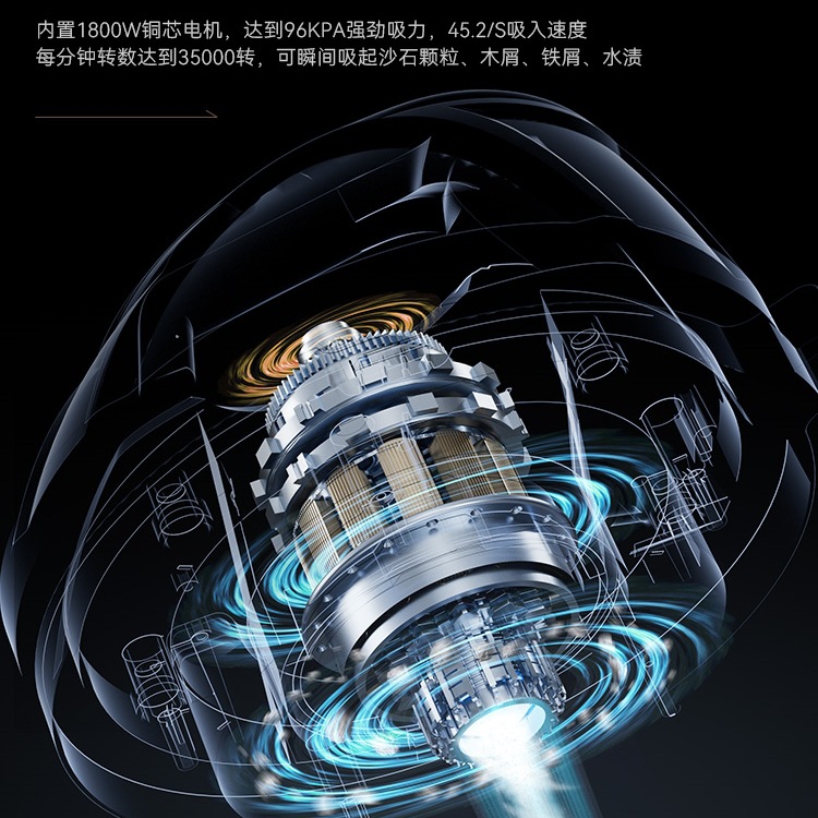 Yangzi aspirador doméstico de alta succión de alta potencia para lavado de automóviles decoración hermosa costura especial aspirador comercial industrial