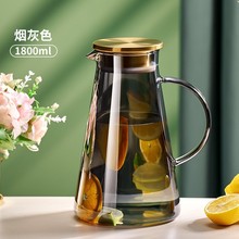 玻璃耐高温凉水杯果茶壶大容量冰水壶凉茶壶套装家用凉水壶冷水壶