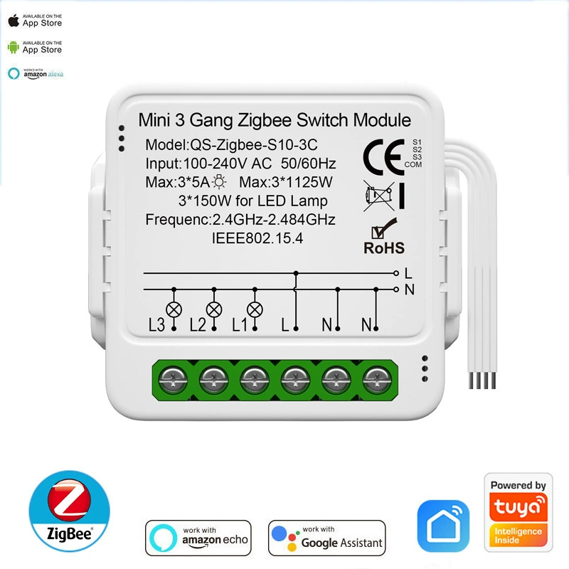 Graffiti Fractor ZigBee Pass Интеллектуальные Программки One Two - три Открыть Брокер Смарт-выключатель