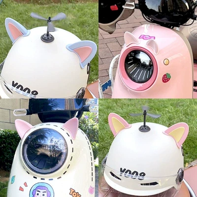 Auto Parts and Accessories — Diàndòngchē Ear Helmet Decoration