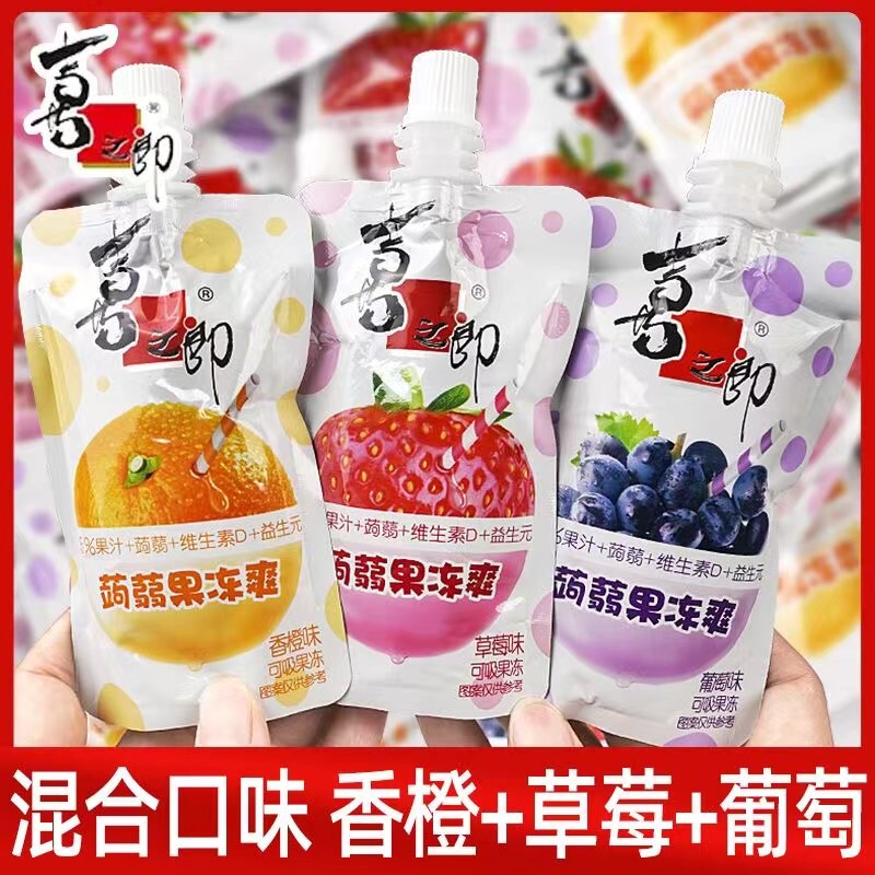 Kishiro Konjac Jelly Absorbable Suction Jelly Cool Fruit Juice Jelly Snacks Snacks Snacks Snacks