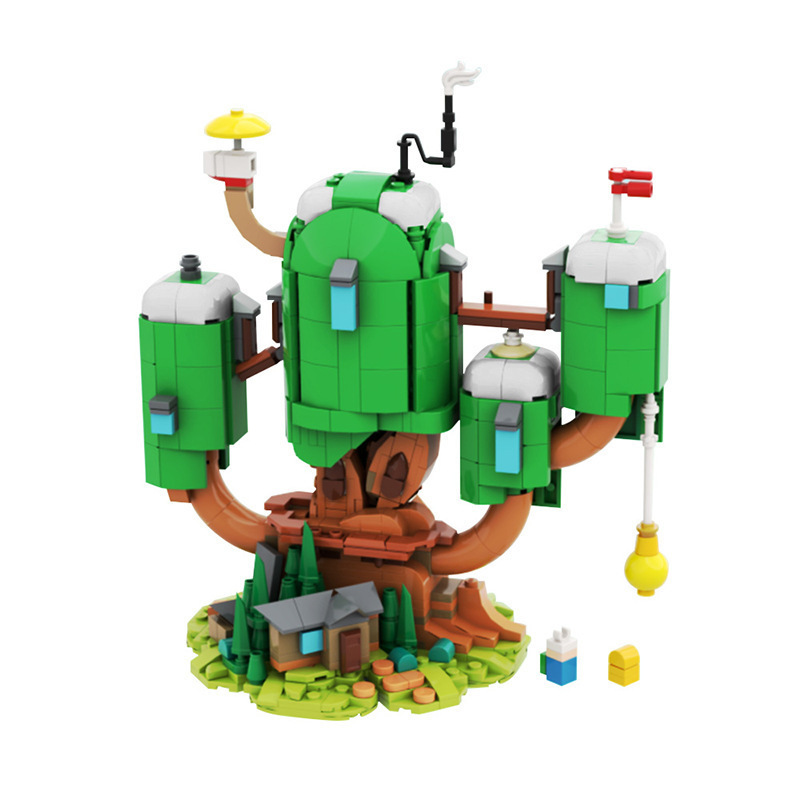 829Pcs Domestic Assembled Building Blocks Adventure Time Finn and Jake's Tree House Moc-