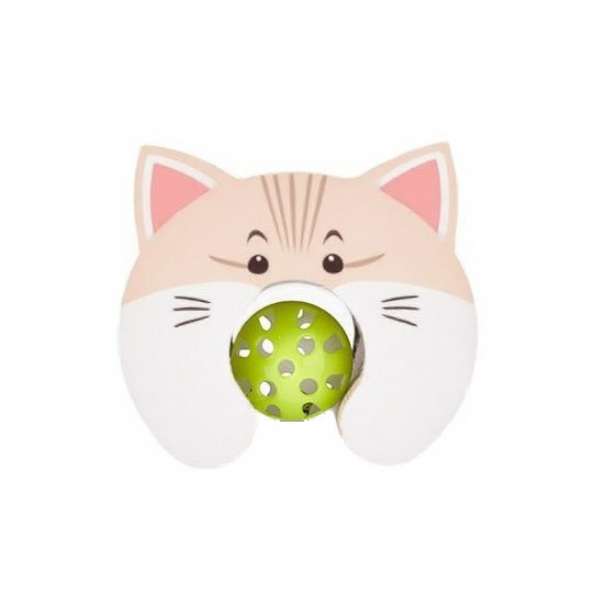 ▷6세대 오르간 고양이 긁는 기둥 [핑크 고양이 모델] 수량 맞춤 제작 [고양이가 긁고 놀 수 있는 벨볼 증정]