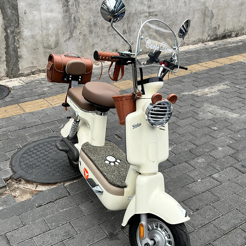電気自動車バスケットハンギングバッグ、フロントバッグ、ヘルメット用大容量バッグ、Yadi Emma アクセサリー、ユニバーサルバスケット|undefined