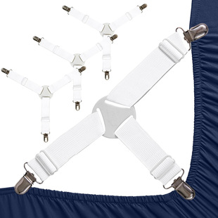 Adjustable Bed Sheet Clips Tablecloth Curtain Sofa Cover Bed Sheet Buckle Anti-Slip Tent Holder Elastic Fixing Clip