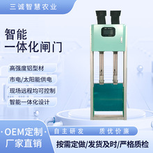 三诚稻田灌排分水闸灌区全自动远程控制太阳能智能一体化闸门
