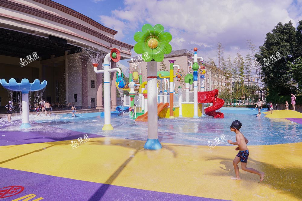 Hot Spring Hotel instalaciones de juegos de agua para padres e hijos diseño de parque acuático para niños al aire libre