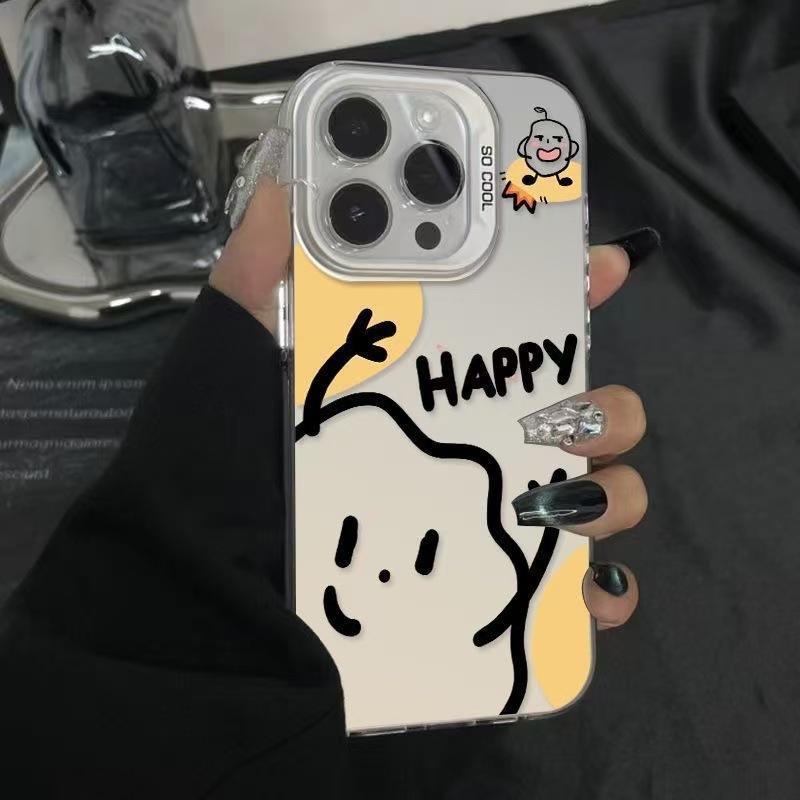 Colorful Silver Shell-White-Happy Potato