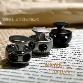 球形金属弹簧多色扣地雷弹簧扣弹力绳调节扣服饰时尚装饰