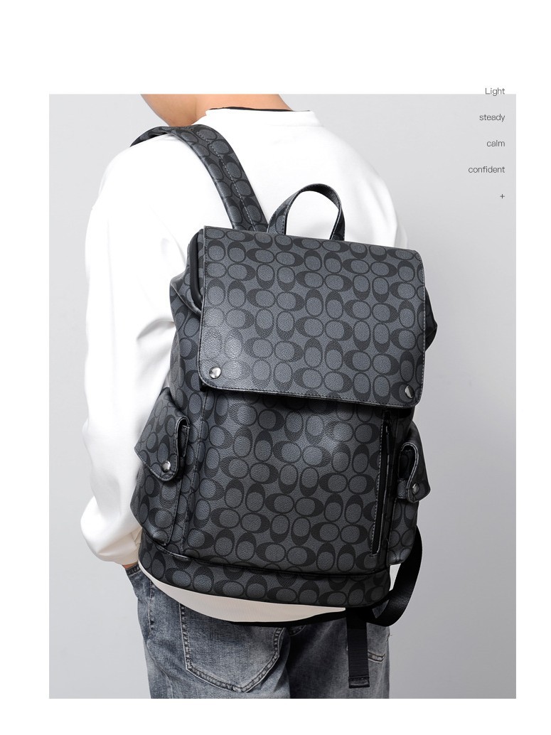 Mochila para hombre, estilo casual de negocios, bolsa para computadora de gran capacidad, mochila multifuncional de marca moderna, mochila escolar, para viajes, negocios y desplazamientos diarios