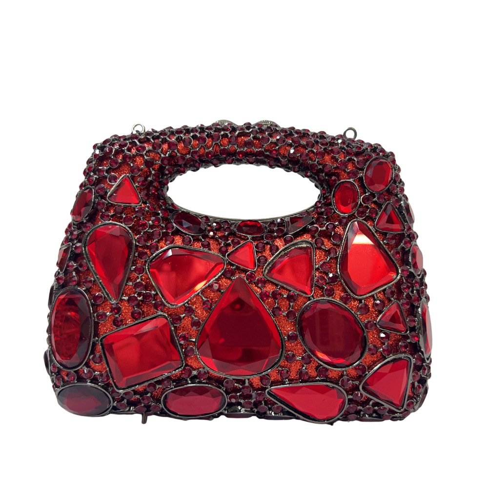 Nuevo bolso de cena de diamantes de cristal bolso de hombro bolso de mujer bolso de fiesta de Europa y América bolso de piedra