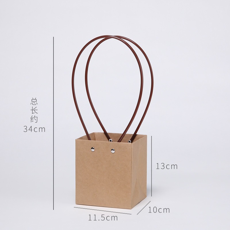 Bolsa para arreglos florales de PVC transparente, impermeable, de plástico, para regalo, bolsa de transporte para ramos de flores, bolsa de embalaje para floristería, materiales florales al por mayor