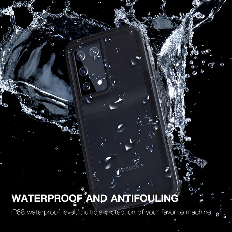 European and American Foreign Trade Applicable Samsung Galaxy Waterproof Case s21ultra Drop-proof Protective Case Fully Surrounded Dustproof and Snow-proof