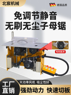 Brushless Silent Dust-Free Single Saw Cutting Sub-Mother Saw Multi-Functional Multi-Angle Adjustable Woodworking Sliding Table Saw