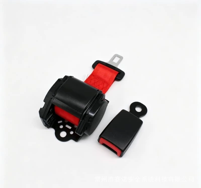 Forklift seat safety belt, fully Car seat belt - red