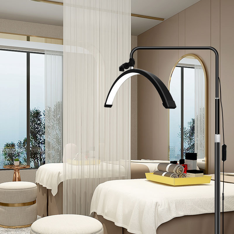 M6X Black Half-Moon Eyelash Lamp Beauty Beauty Makeup Lamp Full Light Fill Light Moon Lamp Half-Moon Photography