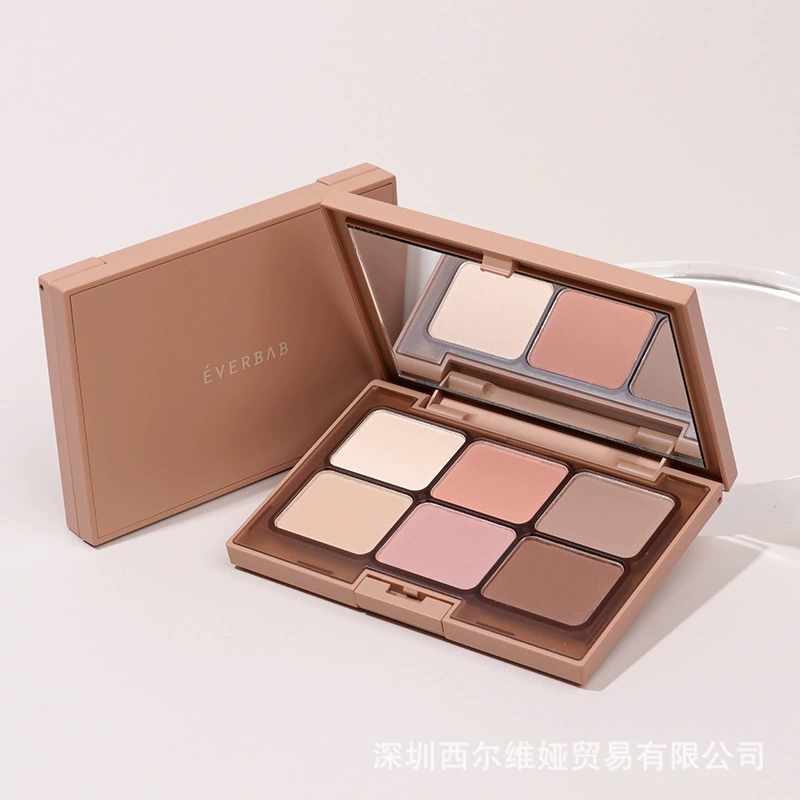 everbab Eye shadow, eyeshadow palette, matte face blush, earth tones