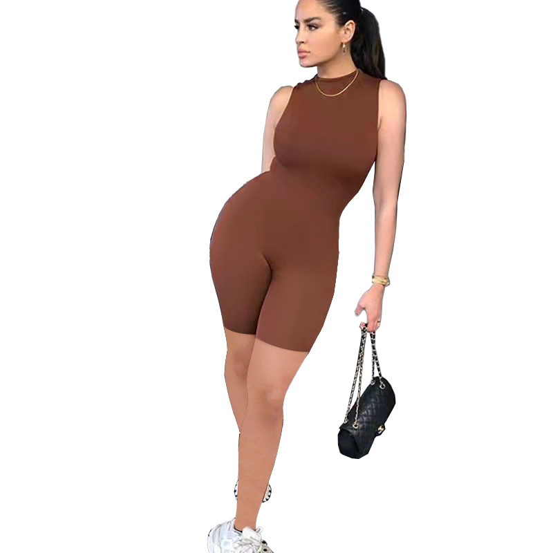 175g Weight Sleeveless Sleeve Length Full Length Pants Length Polyester Fabric Type High Waist Waist Line Casual Pants, Jumpsuits Pants Type High Elasticity Elasticity Holiday, Daily, Date Occasion Skinny Fit Type Solid Color Pattern Summer Season Women's Gender Streetwear Style Wholesale Women's Streetwear Solid Color Sleeveless Bodysuits 14