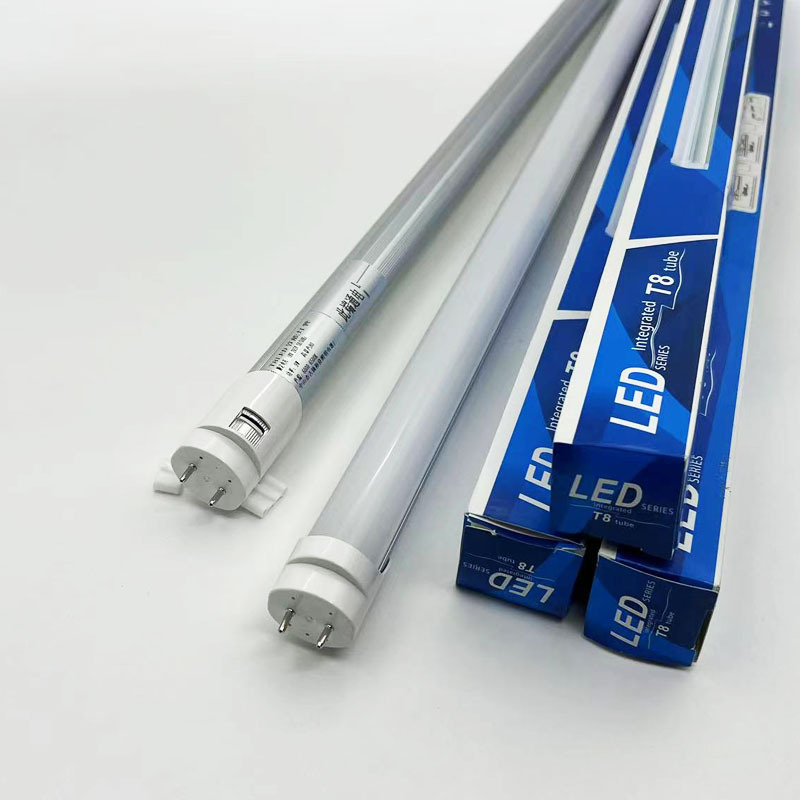 T8 aluminio plástico LED tubo de luz 1,2 metros de un solo extremo de doble extremo ahorro de energía tubo fluorescente ultra brillante de baja tensión 1,2 metros 1,5