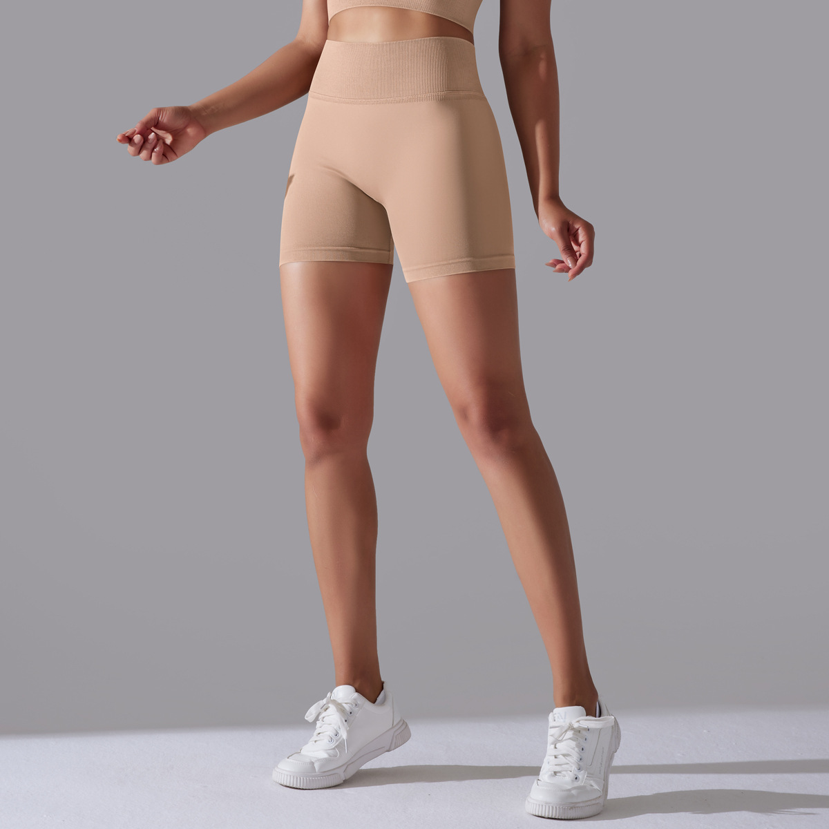 Simple Style Sports Solid Color Nylon Cotton Blend U Neck Tracksuit Vest Jogger Pants Leggings display picture 91