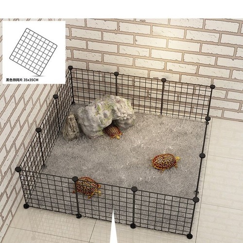 DIY free combination of magic pieces to assemble pet cage fence isolation fence cat cage dog cage rabbit cage wire mesh resin