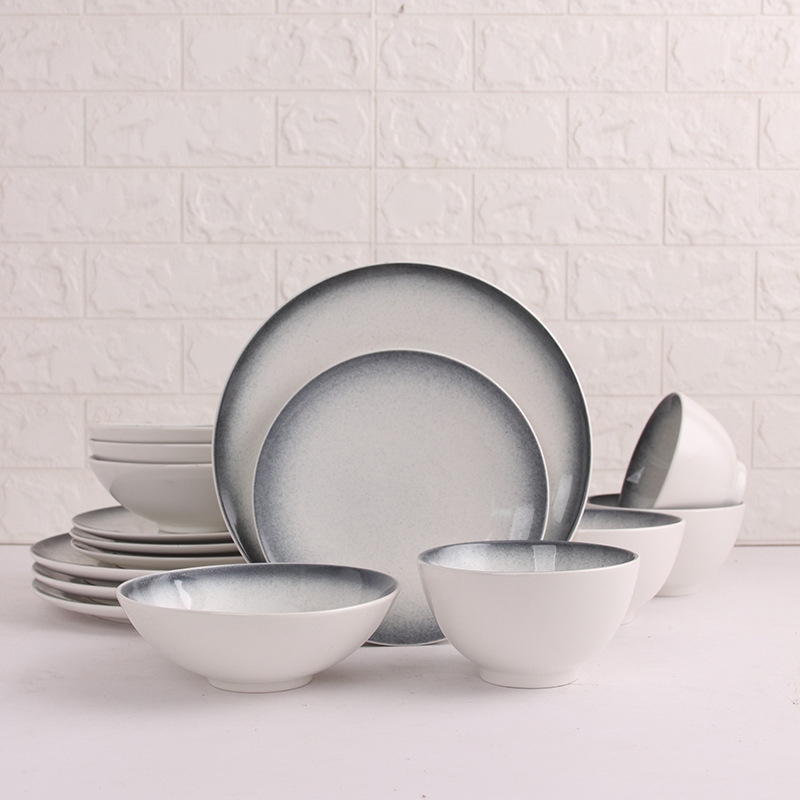 Vajilla de cerámica de estilo nórdico Morden nuevo diseño fácil limpieza vajilla de cerámica