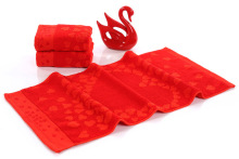 婚庆毛巾竹纤维无捻较厚加大四季可用手感柔软