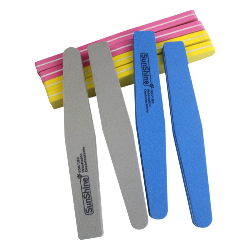 Sponge file diamond nail tool nail file double-sided manicure rubbing high-elastic polishing nail nail bar