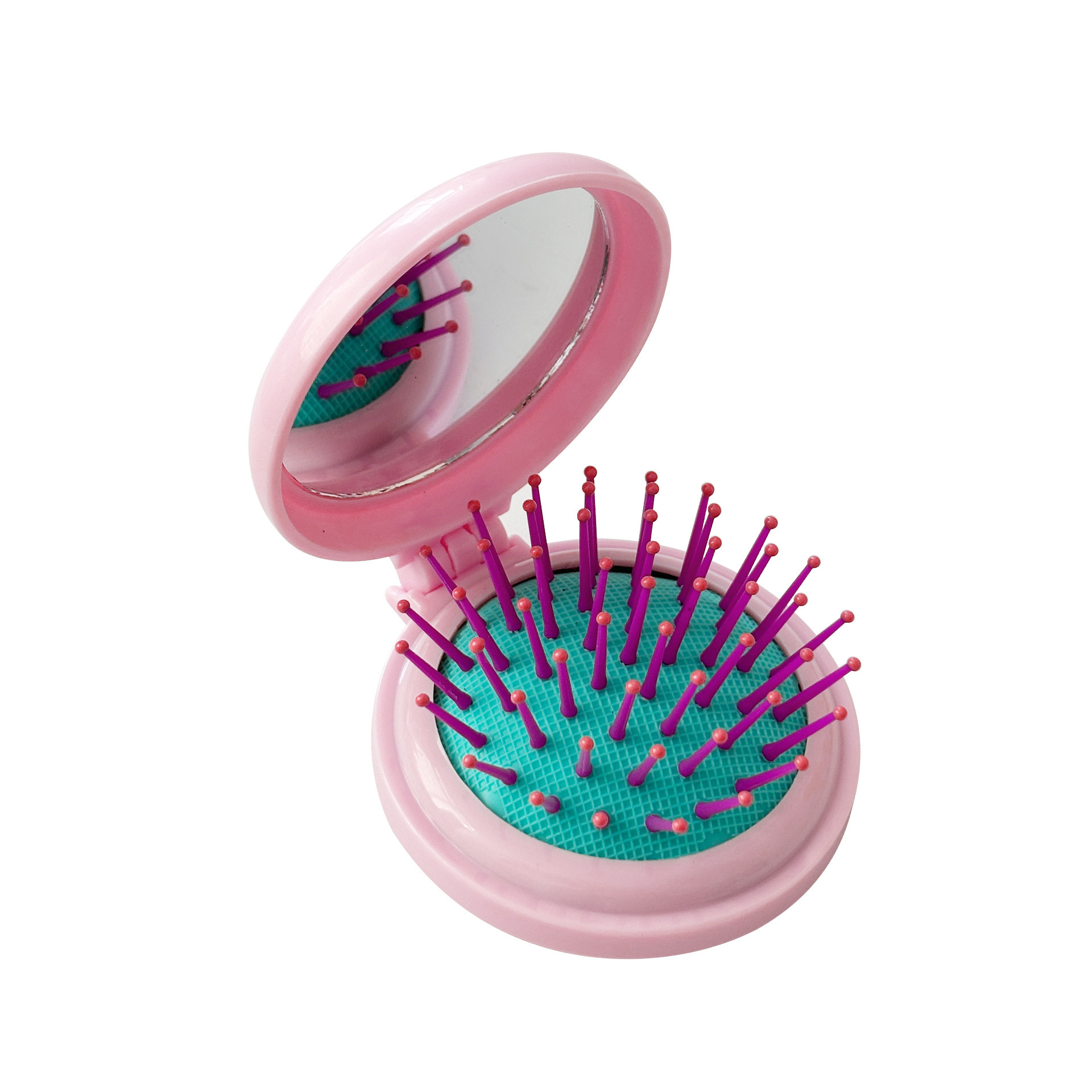 Pein de dibujos animados transfronterizos personalizados cuadrados portátiles impresión transparente arco iris masaje fluido bolsa de aire estudiante