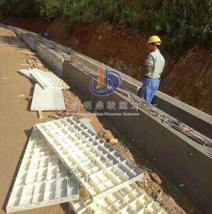 现浇水沟塑钢模板 三面沟塑料模板 水沟定型模排水沟胶模板轻快好-阿里巴巴