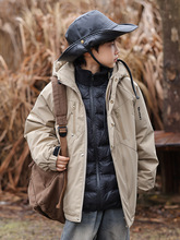 巴拉巴拉儿童羽绒服女童2024新款洋气白鹅绒加厚中长款男童冲锋衣