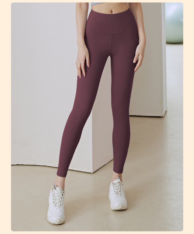 Simple Style Solid Color Spandex Polyester Active Bottoms Leggings display picture 4