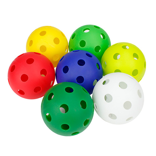 72mm super soft pickleball EVA injection molded 26-hole hole ball floating floor plastic practice baseball
