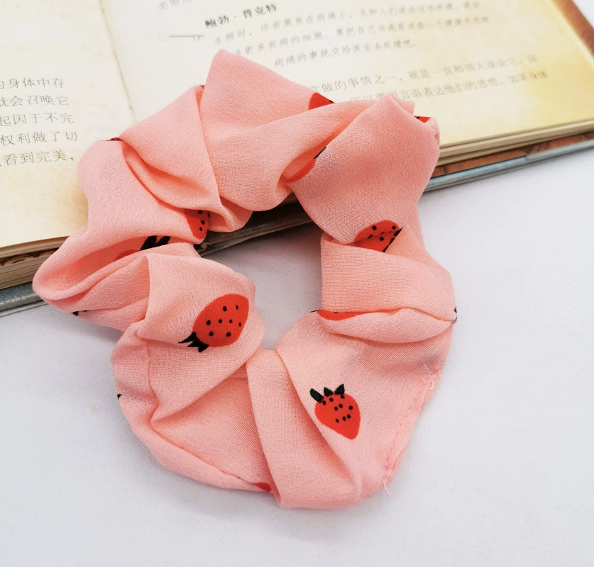 Корея волосы прожиг large intestine hair ribbon полосы галстук голова верёвка сеть красный девочка полный жир кишечника шарик волосы кольцо оптом