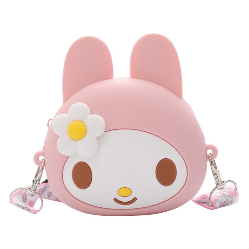 Silicone Children's Bag Little Girl Cartoon Cute Bag Baby Shoulder Bag Girls' Korean Style Fashion Decorative Bag