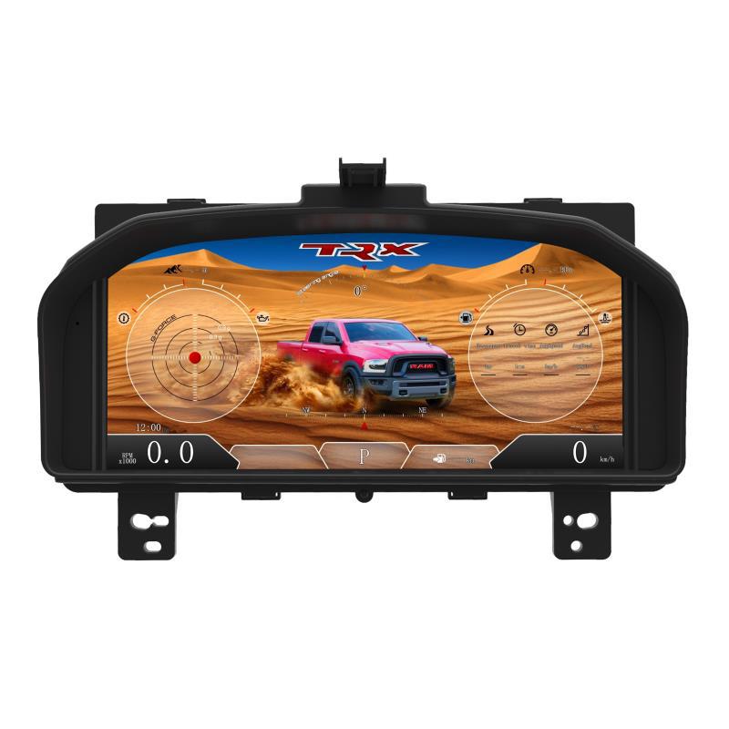 Dodge Ram Ram 1500/2500/3500 08-12 Models Dedicated Full Lcd Instrument Panel with Off-Road Incline Angle Display