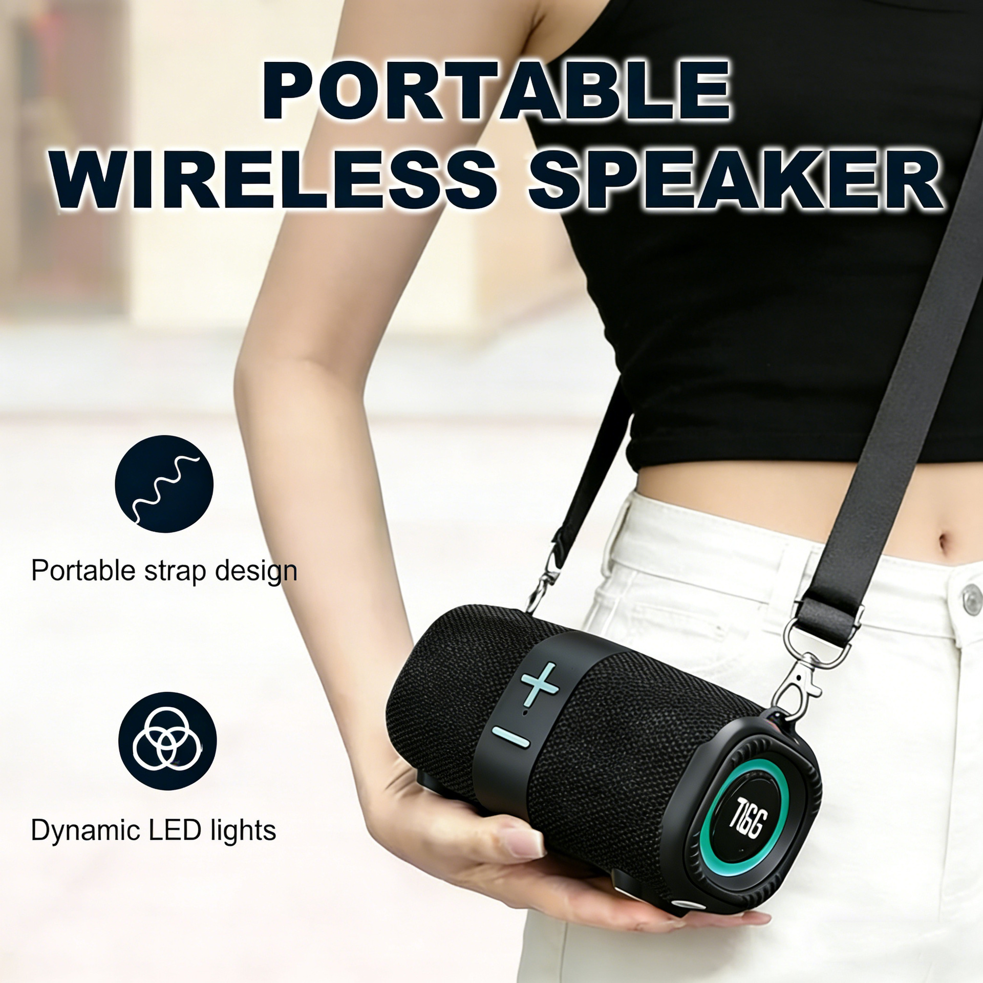 국경 간 새로운 TG667 블루투스 스피커 야외 TWS 미니 휴대용 크리 에이 티브 대외 무역 인기 선물 소형 스피커