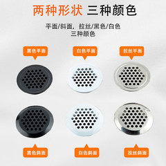 Stainless steel breathable holes for metal workshops, thick stainless steel round breathable holes flat inclined breathable cover