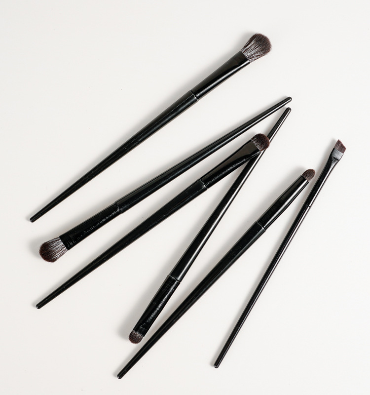 Cangzhou soft-bristled brushed eyeshadow brush 6-piece set, eye makeup, smudging, eyeliner, eye details, small makeup brush undefined