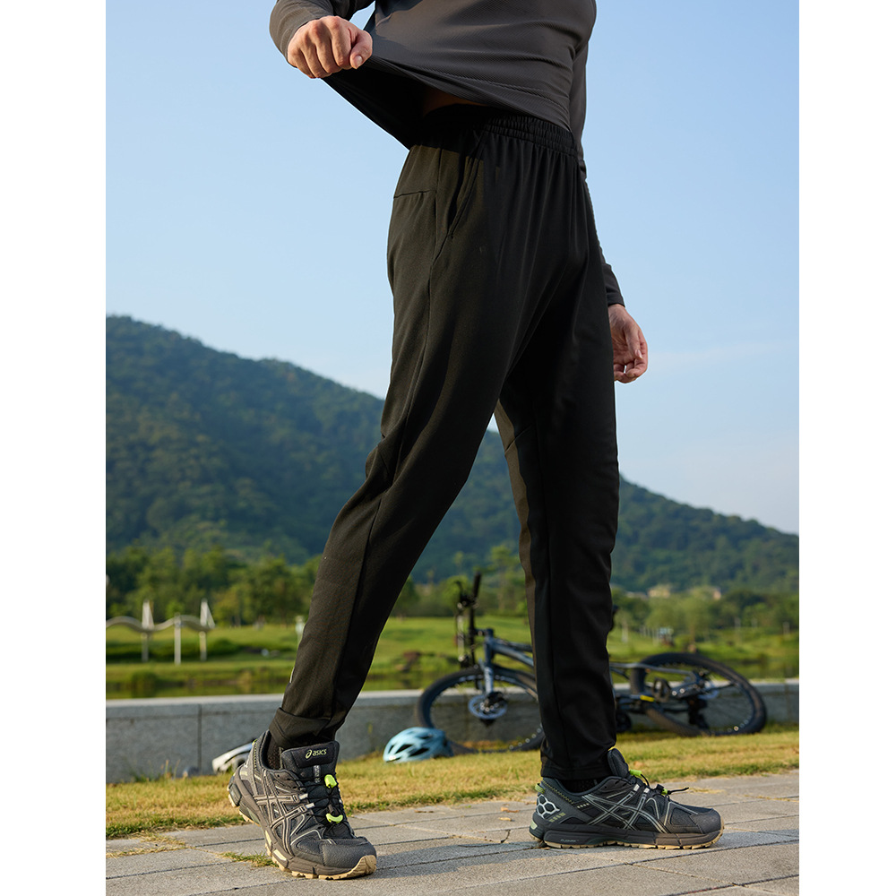 Lulu hombre pantalones deportivos para correr caño invierno de punto pantalones de fitness casuales para correr al aire libre baloncesto pantalones secos rápidos