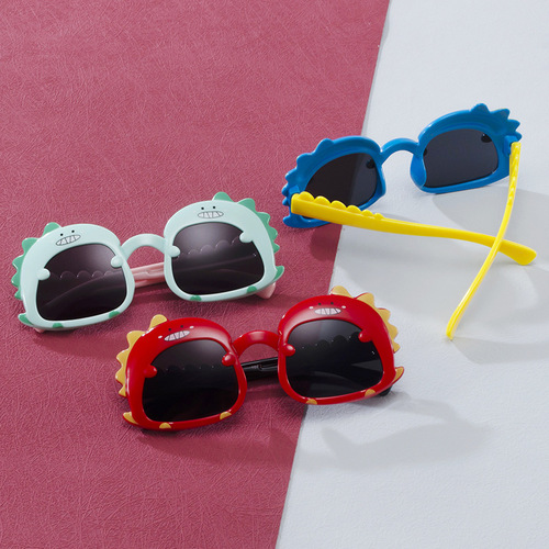 Baby Dinosaur Children's Sunglasses Cute Cartoon UV-Proof Children's Sunglasses Dinosaur Baby Toy Glasses