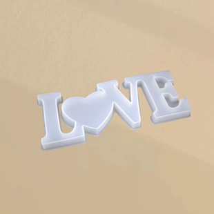 Силиконовая форма для эпоксидной смолы буквы и надписи LOVE
