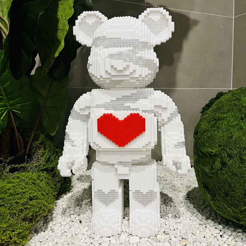 CLS moda Lesen lupa linebel pequeña partícula bloques de construcción juguetes para niños y niñas regalos cumpleaños