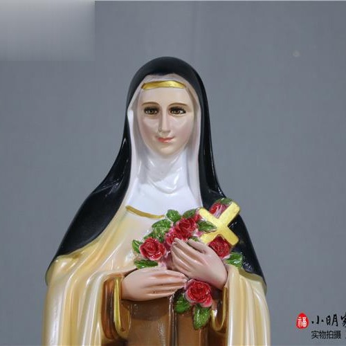 Transfronterizo 50cm pequeña estatua de la iglesia de la familia para decorar el personaje principal de la sala de estar